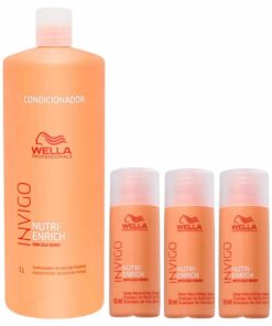 Wella Professionals Invigo Nutri-Enrich Kit - 1 Condicionador + 3 Shampoos Kit