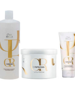 Wella Professionals Oil Reflections Kit – Shampoo + Condicionador + Máscara Kit